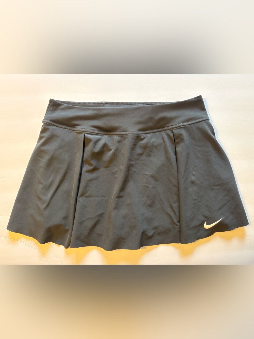 Nike Black Women's Skater Skirt with White SwooshSize L